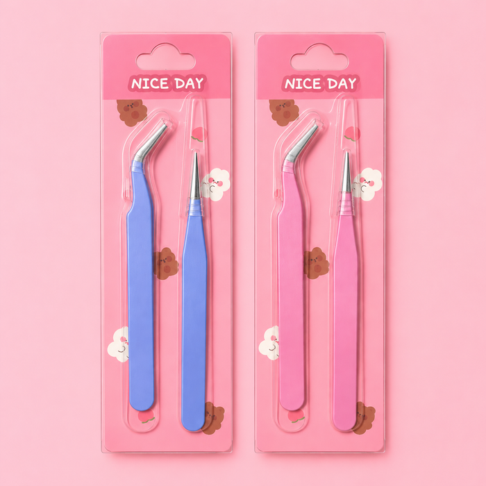 Tweezers for 3D Stickers - 2pc set