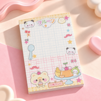 Cute tear-off notepads - 50 sheets