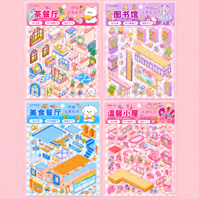 3D sticker scene B6