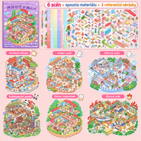 Mini World – 3D Sticker Book A4